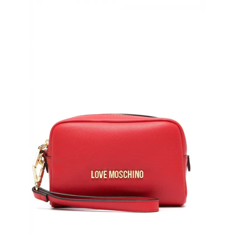 Pochette con manico Love Moschino, rossa