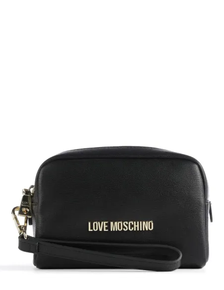 Pochette con manico Love Moschino, nera