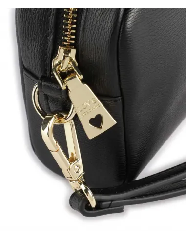 Pochette con manico Love Moschino, nera