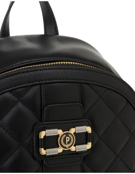 Zaino donna Pollini trapuntato, nero