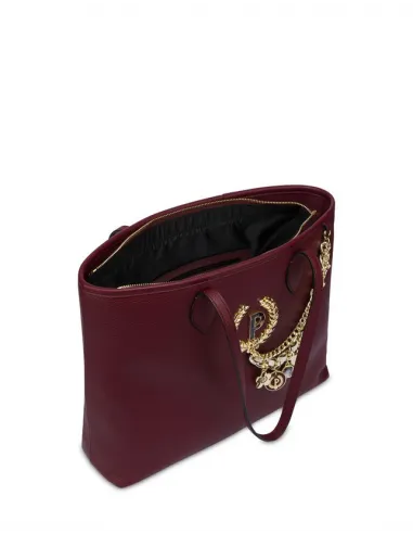 Pollini large shopping bag with chain...