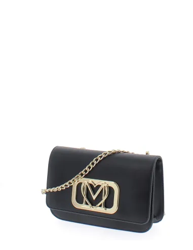 Women's bag with chain handle and...