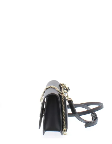 Women's bag with chain handle and...