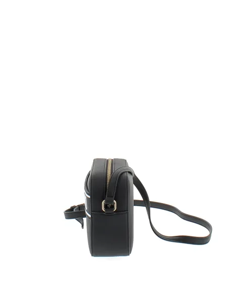 Love Moschino Umhängetasche schwarz mit weißem Logo