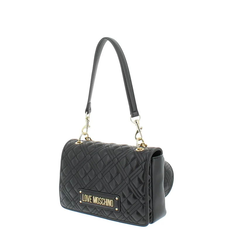 Sac matelass femme avec poign e et bandouli re amovible Love