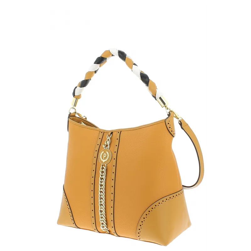 Pollini shoulder bag, ochre 2