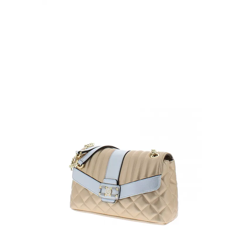 Borsa donna trapuntata con chiusura con pattina Pollini,... 2