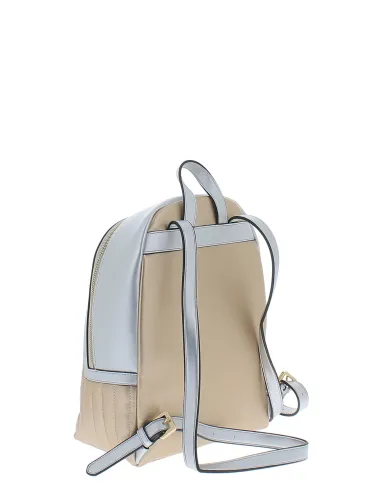 Quilted women's backpack with zip...