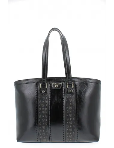 Pollini Einkaufstasche, schwarz