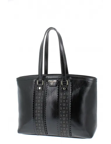 Shopping media Pollini nera con...
