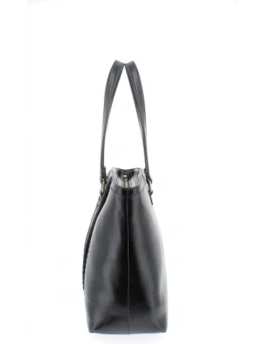 Pollini shopping bag, black