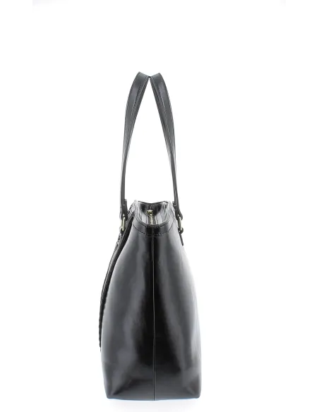 Pollini shopping bag, black