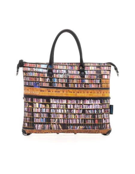 G3 Plus Gabs women's bag medium size, patterned Stockholm library