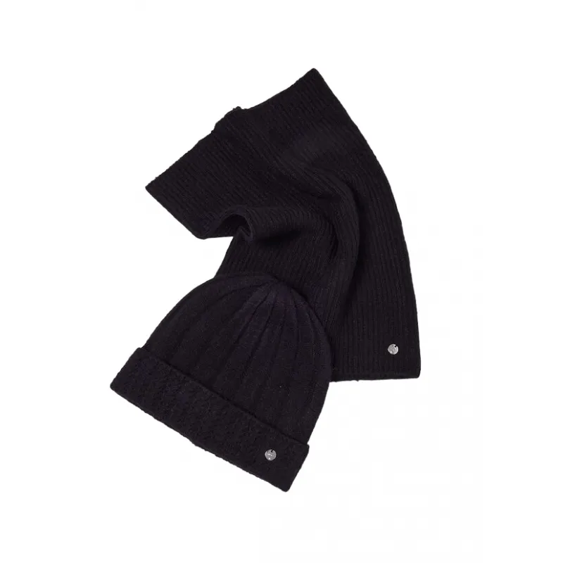 Coordinato collo Beanie Liu Jo, Nero