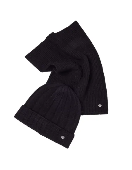 Coordinato collo Beanie Liu Jo, Nero