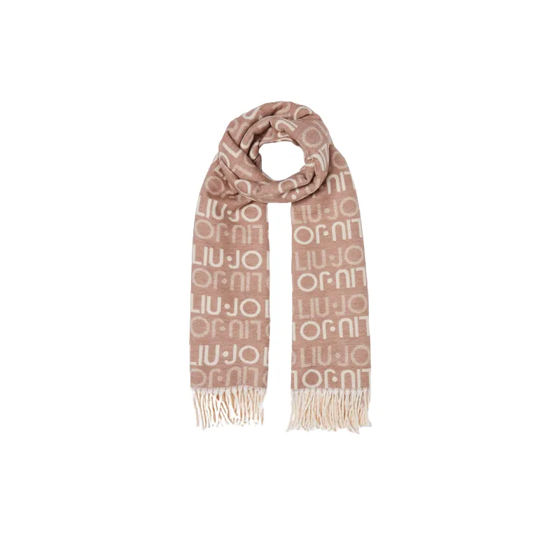 Liu Jo Logo-Schal, beige