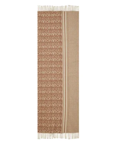 Liu Jo logo scarf, beige
