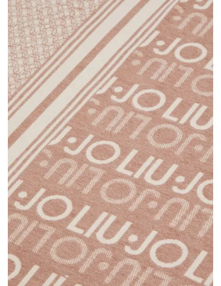 Liu Jo Logo-Schal, beige