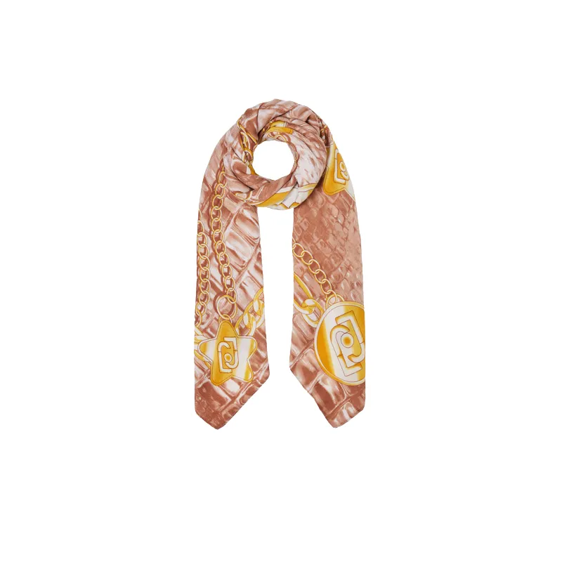 Foulard Liu Jo Sweet Charm 120X120, Naturale