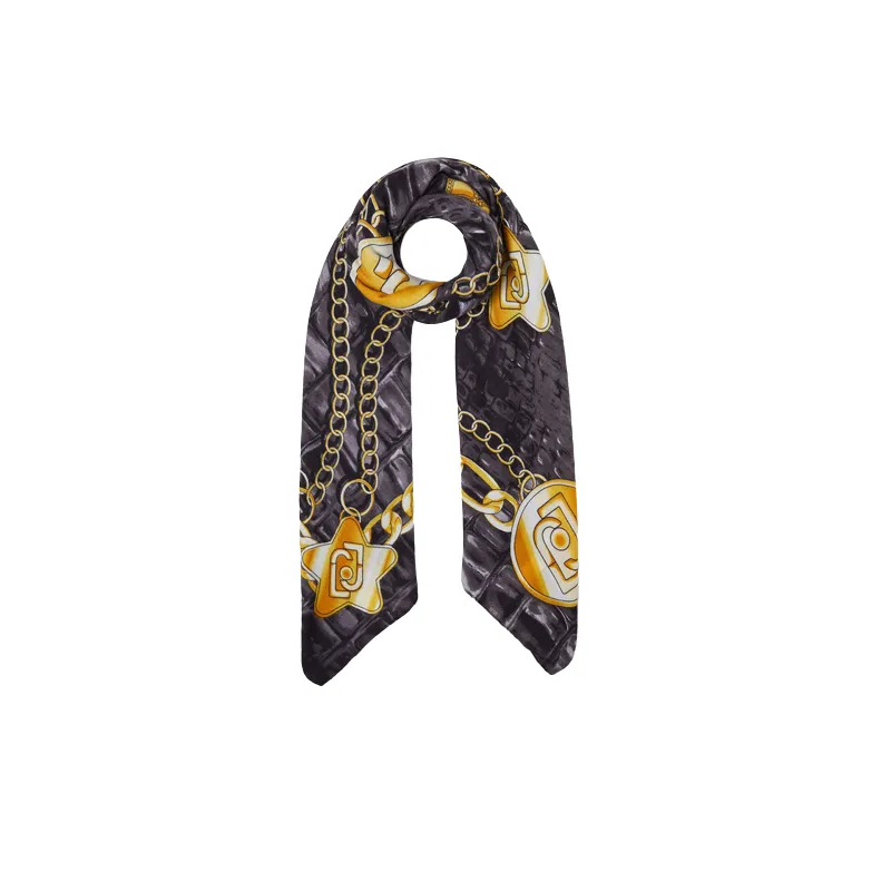 Liu jo printed scarf, black