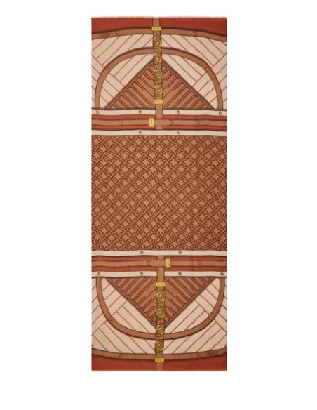 Liu Jo Scarf with graphic print and logo chain, deer