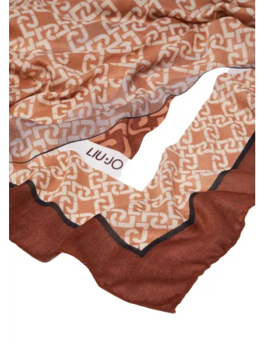 Foulard Liu Jo better, cammello