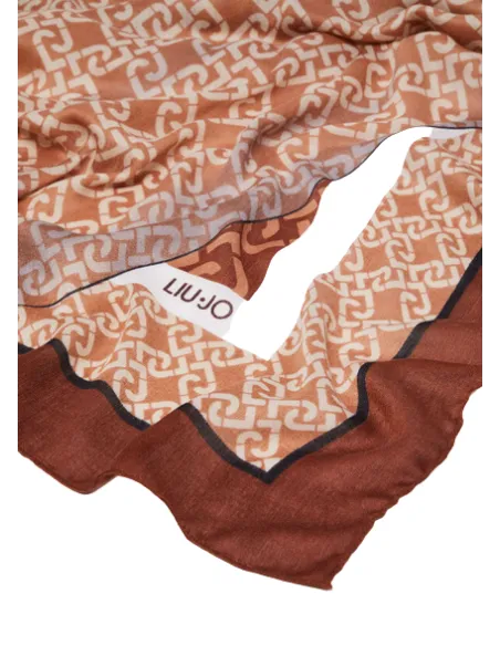 Foulard Liu Jo better, cammello