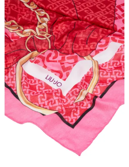 Foulard Liu Jo better, fuxia