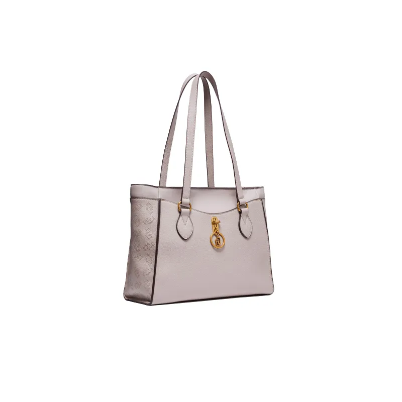 Shopping con cerniera Liu Jo, taupe 2