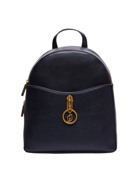 Liu Jo women's backpack with two zipped compartments, black