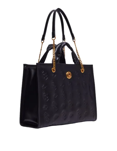 Borsa donna con due manici e due tracolle Liu Jo, nera