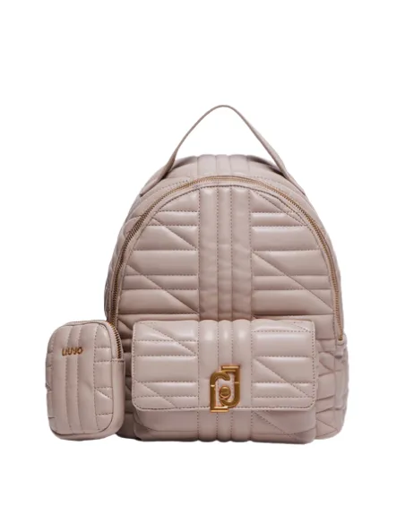 Liu Jo quilted women's backpack, taupe