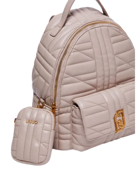 Liu Jo gesteppter Damen-Rucksack, taupe