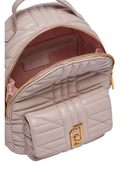 Liu Jo quilted women's backpack, taupe