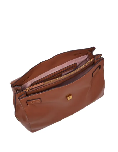 Borsa donna con un manico Liu Jo, marrone