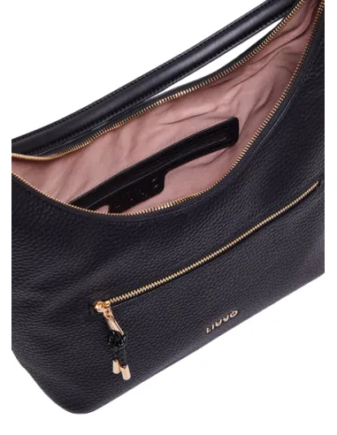 Liu Jo Damen Schultertasche, schwarz