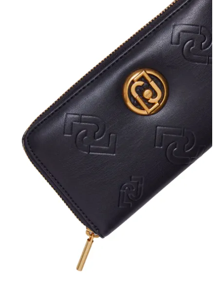 Liu Jo women's zipped wallet, black