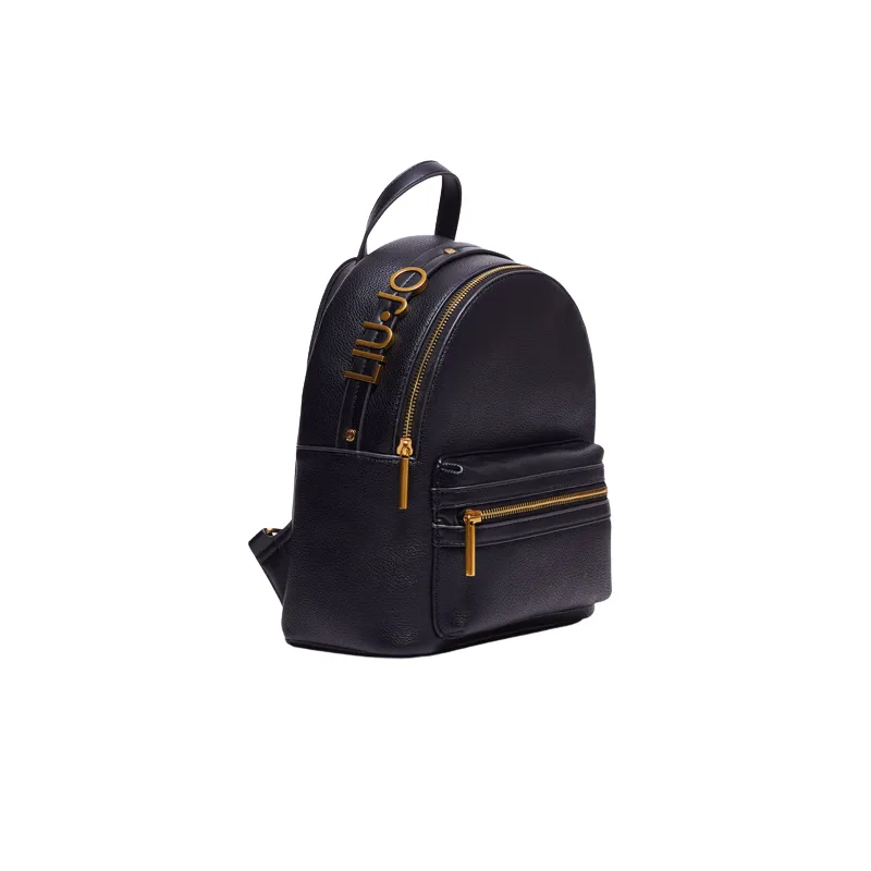 Liu Jo zipped women's backpack, black 2