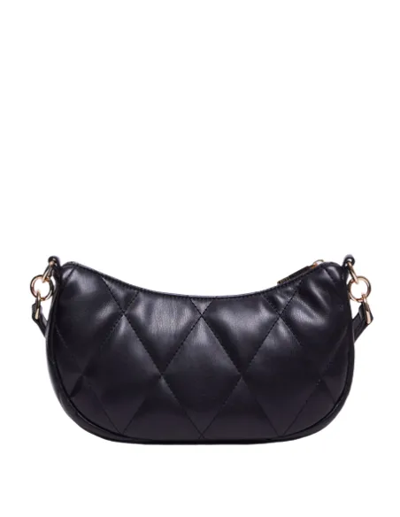 Gesteppte Damen-Schultertasche mit Reißverschluss Liu Jo, schwarz