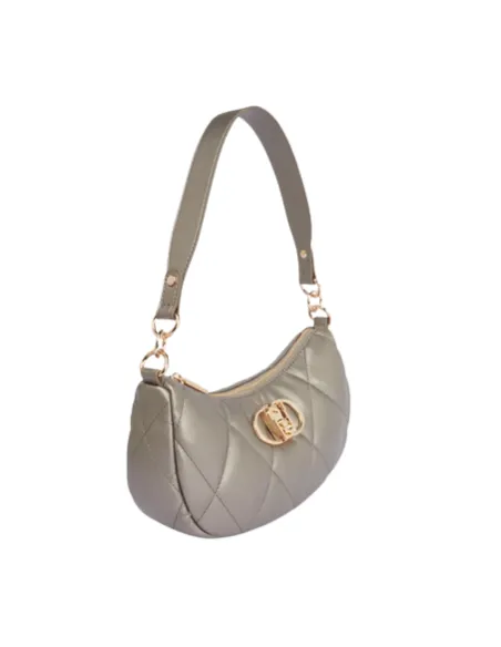 Borsa a spalla trapuntata Liu Jo, frozen metalizzato