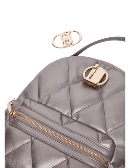 Liu Jo gesteppter Damenrucksack mit Fronttasche, frozen