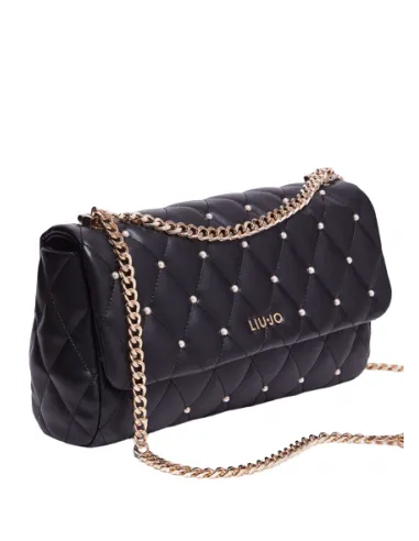 Liu Jo Quilted cross-body bag with beads