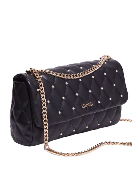 Borsa a tracolla trapuntata con perline Liu Jo
