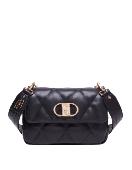 Liu Jo Better women's quilted shoulder bag, black