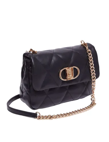 Borsa donna trapuntata con pattina...