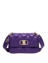 Liu Jo Better women's quilted shoulder bag, ultraviolet