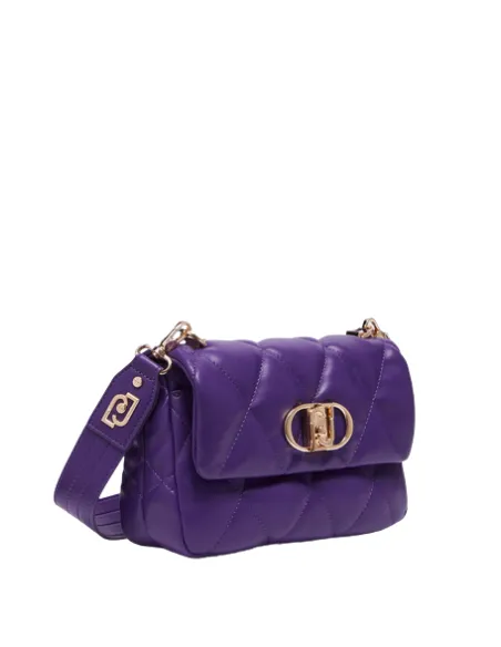 Liu Jo Better women's quilted shoulder bag, ultraviolet