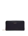 Liu Jo Women's wallet with zip fastener and 12 credit card slots, black