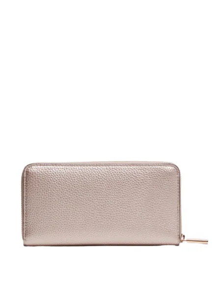 Damengeldbörse mit Reißverschluss und 12 Kreditkartenfächern Liu Jo, gold