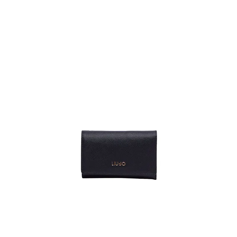Liu Jo women's wallet with external coin pocket, black